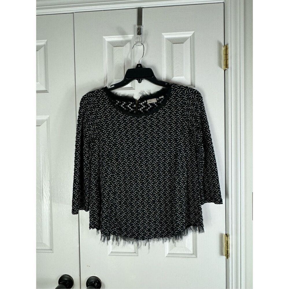 Anthropologie 9-H15-STCL Postage Stamp Womens Blouse Size M